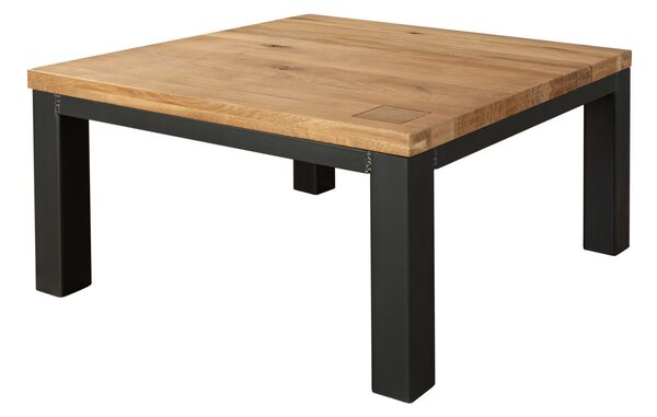 TIROL Konferenčný stolík 90x90 cm, prírodná, dub