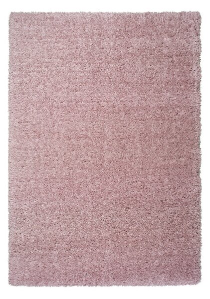Ružový koberec Universal Floki Liso, 140 x 200 cm