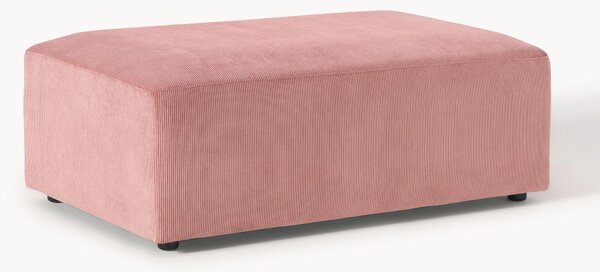 XL menčestrová taburetka Melva, Š 116 x H 72 cm