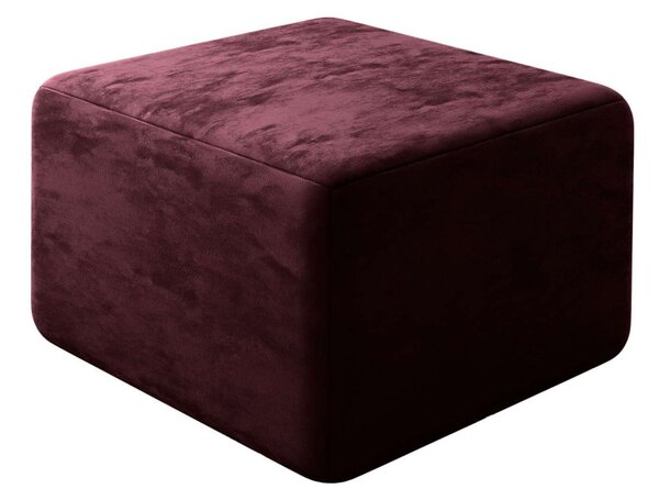 TABURET BELLA 60 x 60 MONOLITH 69 BORDOVÝ