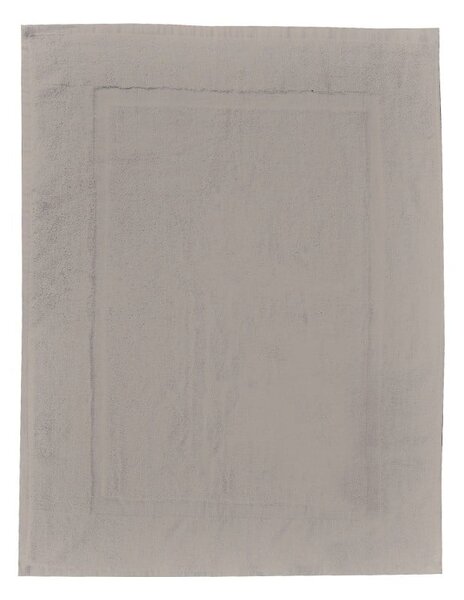 Sivobéžová bavlnená kúpeľňová predložka Wenko, 50 × 70 cm