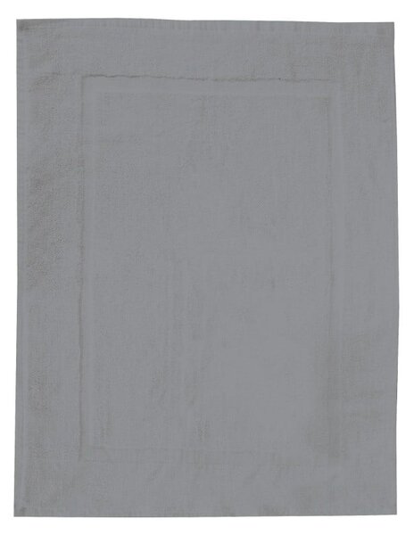 Sivá bavlnená kúpeľňová predložka Wenko, 50 × 70 cm