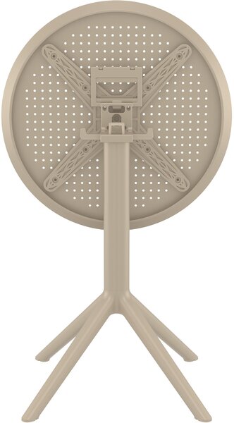 Skladací stôl Sky round - taupe