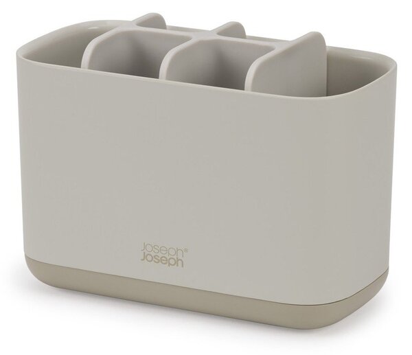 Béžový plastový stojan na zubné kefky EasyStore – Joseph Joseph