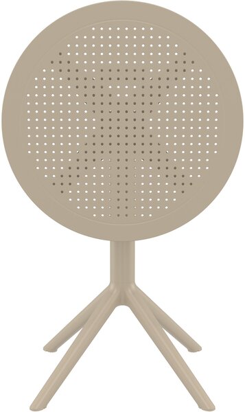 Skladací stôl Sky round - taupe