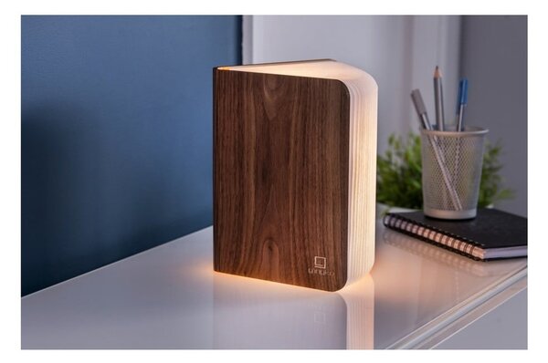 Hnedá svetelná dekorácia na USB Booklight – Gingko