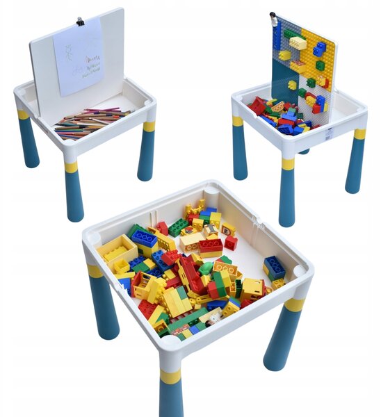 LeLe Brothers Modulárny stolík so stoličkami na Lego stavebnice Lele 2