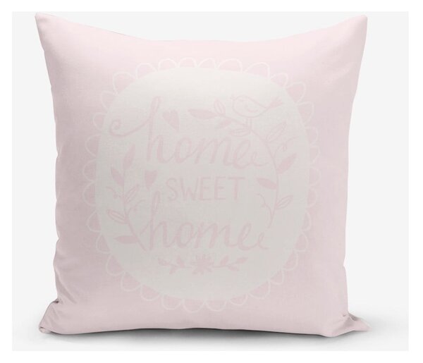 Obliečka na vankúš s prímesou bavlny Minimalist Cushion Covers Home Sweet Home, 45 × 45 cm