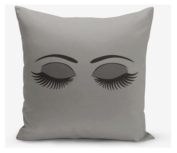 Sivá obliečka na vankúš Minimalist Cushion Covers Lash, 45 × 45 cm