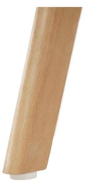KONDELA Stolička, čierna/buk, BALI 2 NEW