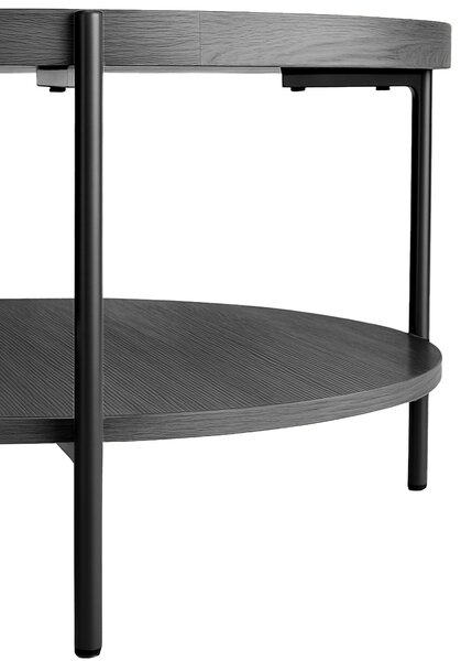Konferenčný stolík Corbitan 80 cm - sivá