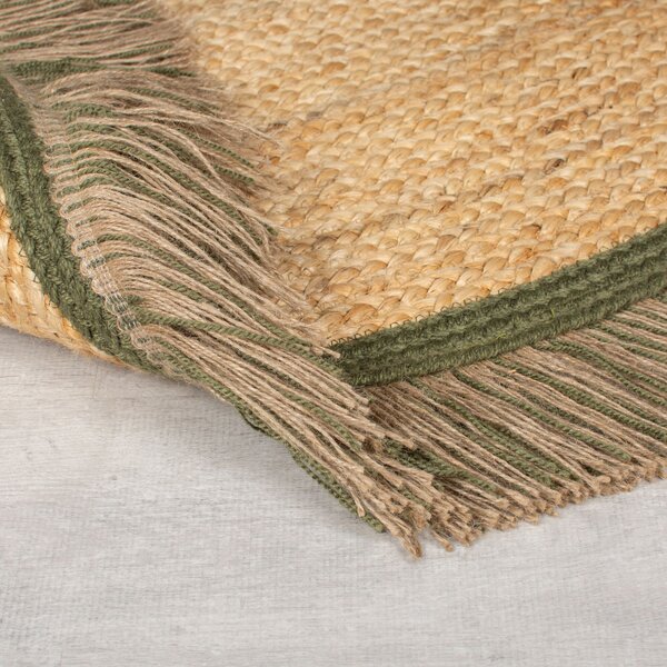 Flair Rugs , Kusový koberec Kahana Green kruh, 180x180 (priemer) kruh, zelená, chodba / predsieň