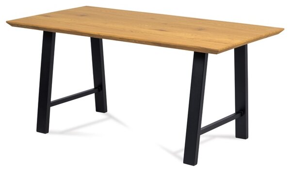 Jedálenský stôl ANTONY divoký dub/čierna