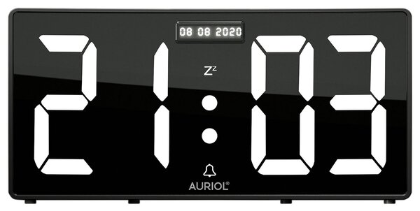 AURIOL® XXL Rádiobudík DAB+ (čierna) (100334193)