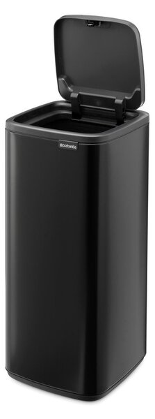Matne čierny dotykový oceľový odpadkový kôš 30 l Bo Touch – Brabantia