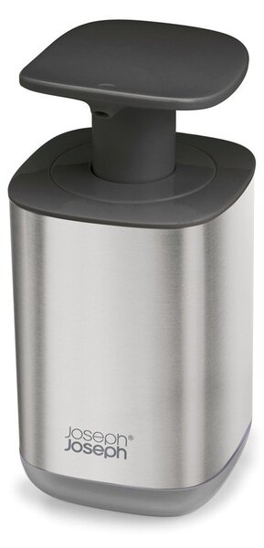Dávkovač mydla z nehrdzavejúcej ocele v lesklej striebornej farbe 250 ml Presto Steel – Joseph Joseph
