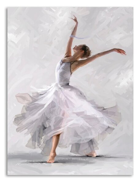 Obraz Styler Canvas Waterdance Dancer II, 60 × 80 cm