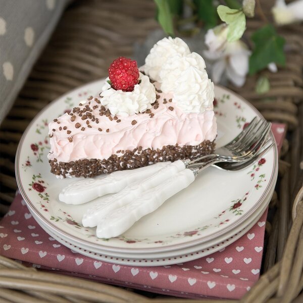 Talíř desertní - pr 20cm LA PETITE ROSE - Clayre & Eef