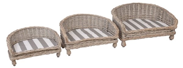 Postele pre psy - (3) 55 * 44 * 28/67 * 53 * 33/77 * 61 * 39 cm - Clayre & Eef