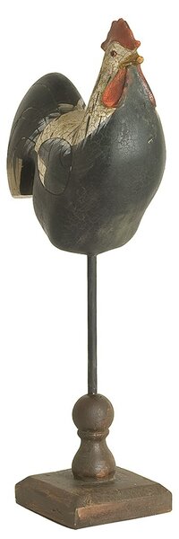 Dekorácia - kohút - 16 * 8 * 34 cm - Clayre & Eef