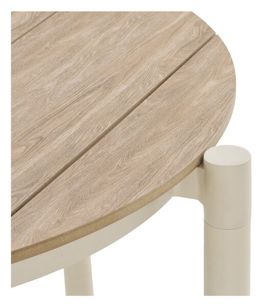 Kovový okrúhly záhradný jedálenský stôl ø 90 cm Abela – House Nordic