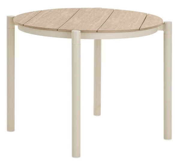 Kovový okrúhly záhradný jedálenský stôl ø 90 cm Abela – House Nordic