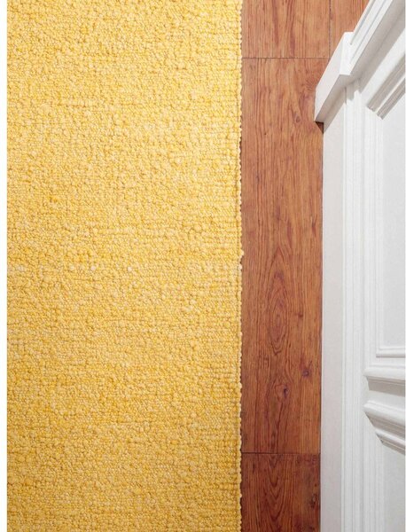 Žltý ručne tkaný behúň z materiálu buklé 80x200 cm Notting Hill Portobello – Ted Baker