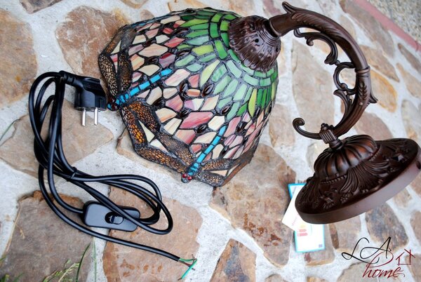 Nástenná lampa Tiffany hnedá bez tienidla -15 * Ø 23 cm - Clayre & Eef
