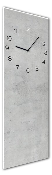 Nástenné hodiny Styler Glassclock Concrete, 20 × 60 cm
