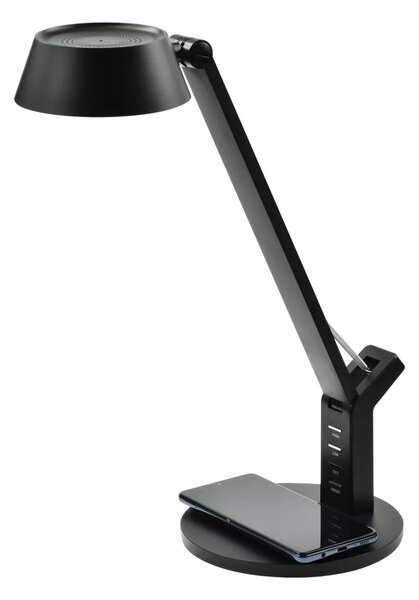 Strühm Stolná lampa s bezdrôtovým nabíjaním Leo Nilsen LED BLACK 37256