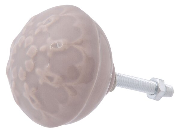 Svetlo hnedá úchytka Ornament - Ø 4 * 4 cm - Clayre & Eef