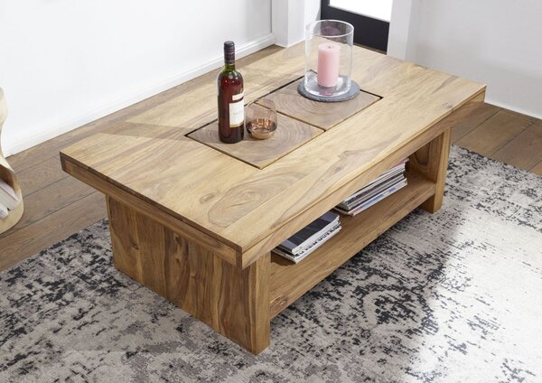 NEAPOL Konferenčný stolík 118x70x45, morený, palisander