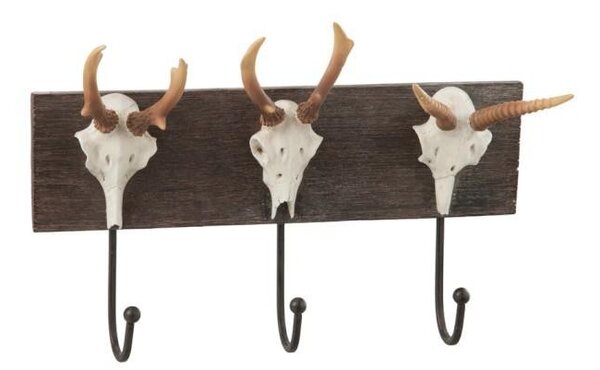 Nástěnný věšák SKULL - 35*10*24 cm - J-Line by Jolipa