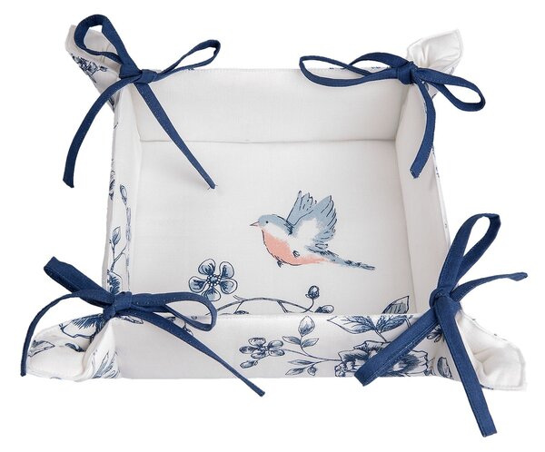 Textilné košíček na pečivo Early Bird - 35 * 35 cm - Clayre & Eef