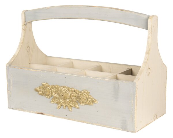 Drevený podnos Pretty Little Things - 40*40*5 cm - Clayre & Eef