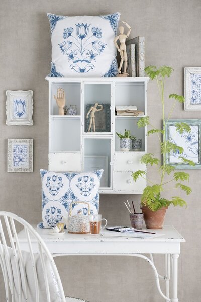 Povlak na vankúš Charming tiles II - 40*40cm - Clayre & Eef