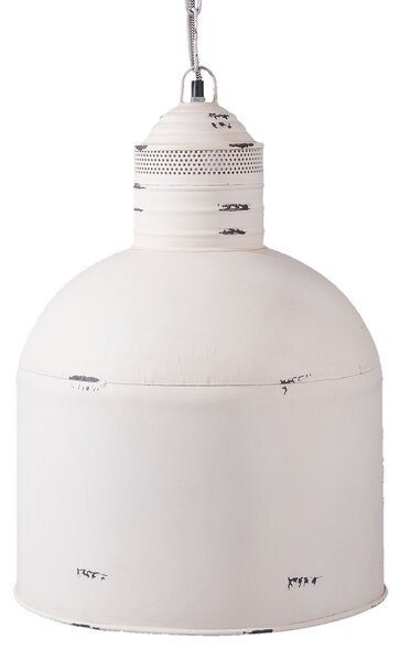 Bíelé závesné světlo - Ø 39*56 cm - Clayre & Eef