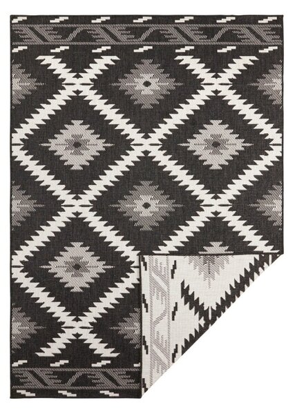 Čierno-krémový vonkajší koberec NORTHRUGS Malibu, 290 x 200 cm
