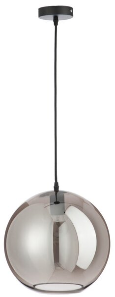 Závesné sklenené dymové svetlo Ball silver - Ø 30 * 210 cm - J-Line by Jolipa