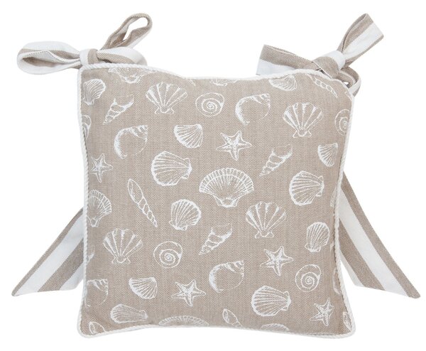 Podsedák bez výplne Sea Shells - 40 * 40 cm - Clayre & Eef