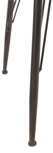 Drevený kovový stolík Bistro - Ø 64,5 * 75,5cm - J-Line by Jolipa
