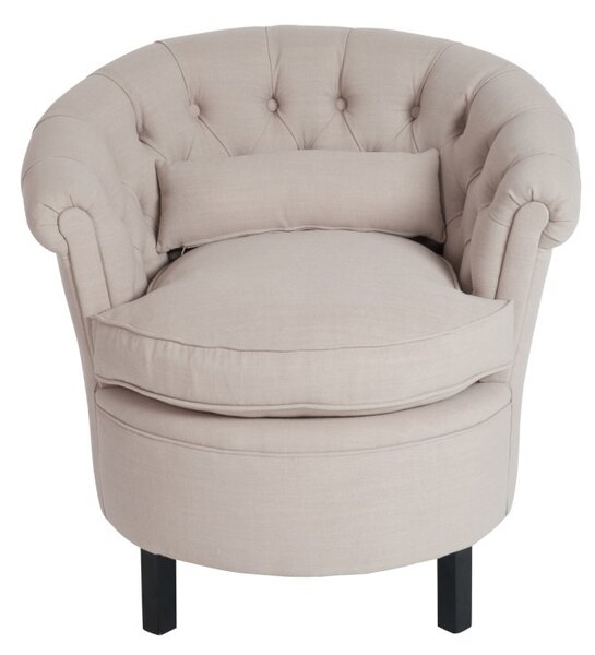 Béžové kreslo Linen - 71 * 65 * 75 cm - J-Line by Jolipa