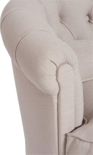 Béžové kreslo Linen - 71 * 65 * 75 cm - J-Line by Jolipa
