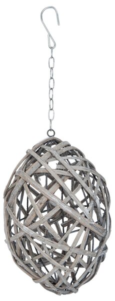 Dekorácie závesné ratanové vajcia - Ø 20 * 30 cm - Clayre & Eef