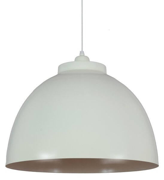 Krémové závesné kovové svetlo Capri - Ø 32*22 cm - Collectione