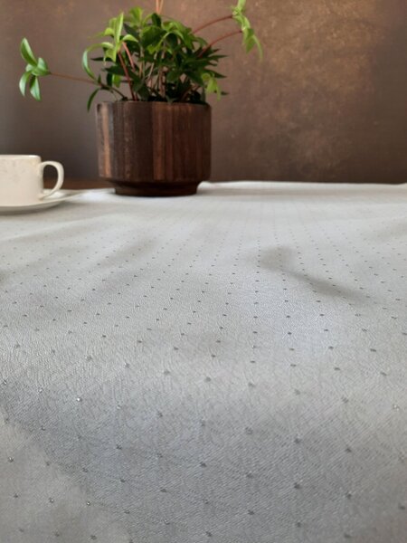 OBRUS ELLEN 140X220 CM BIELY
