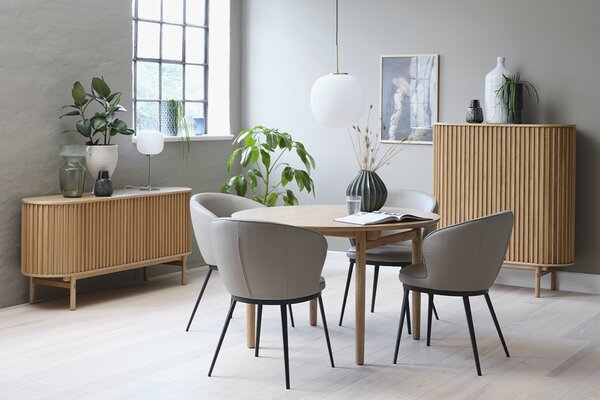 Rozkladací jedálenský stôl Wally 120 - 165cm prírodný dub