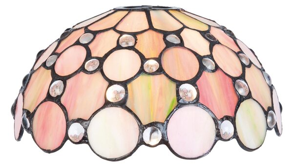 Tienidlo Rose Circles k nástennej nohe Tiffany - Ø 25 * 16 cm - Clayre & Eef