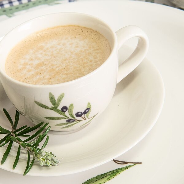 Šálok s podšálkom Olive Garden - 0,2l - Clayre & Eef