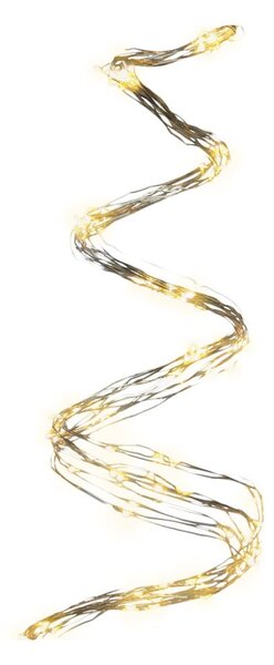 Transparentná LED svetelná reťaz DecoKing Lights, 240 svetielok, dĺžka 1,5 m